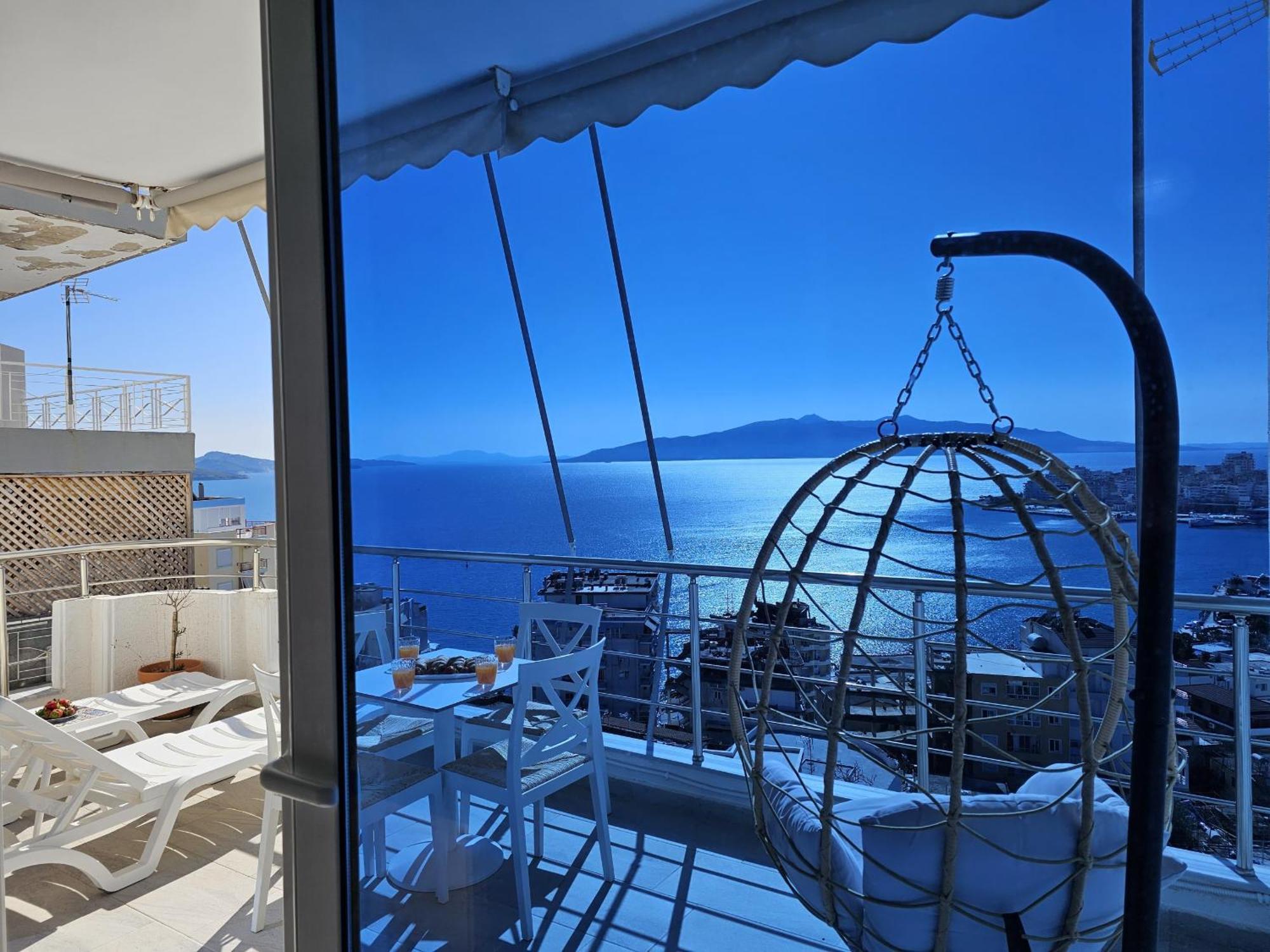 Panorama View Apartments Sarandë エクステリア 写真